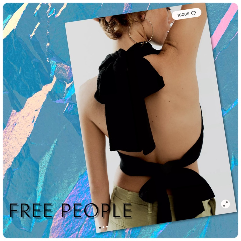 Orchid convertible open-back sweater tank